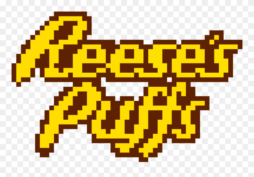 Transparent Empanada Clipart - Reese's Puffs Pixel Art - Png Download
