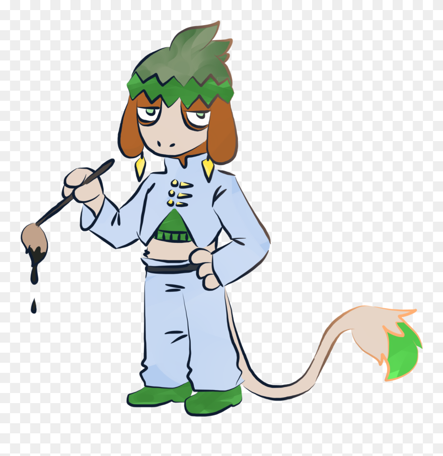 Art Boi And Bubble Boi - Cartoon Clipart