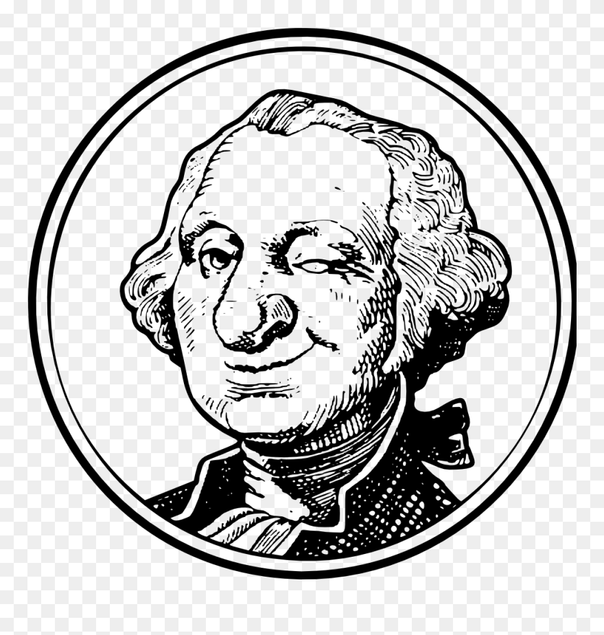 George Washington Day Png Images - George Washington Funny Drawings Clipart