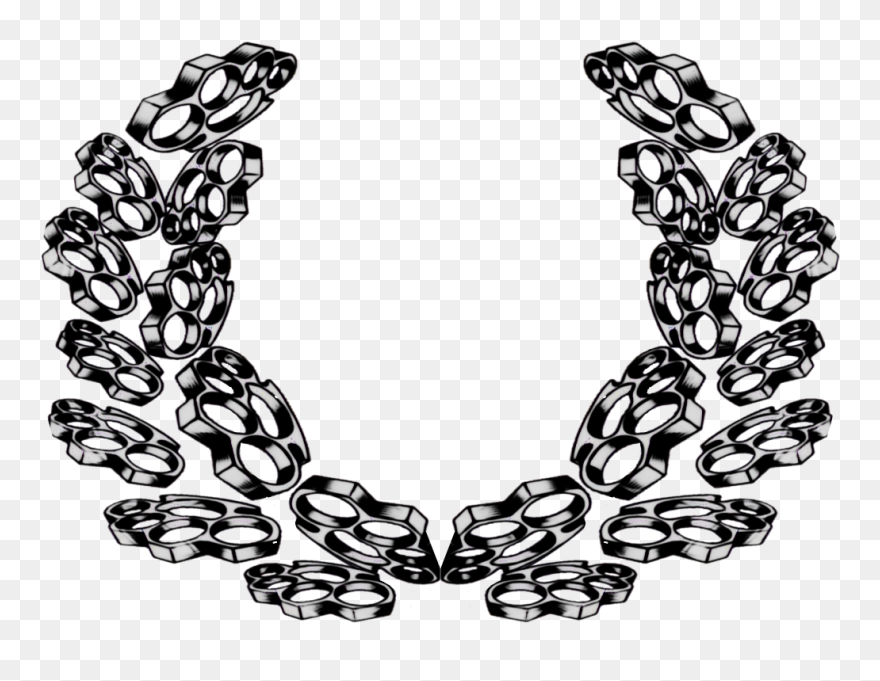 #brassknuckles #wreath #heraldic #roman #julius #ceasar - Necklace Clipart