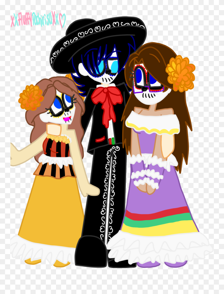 Dia De Los Muertos - Día De Muertos Cartoon Clipart