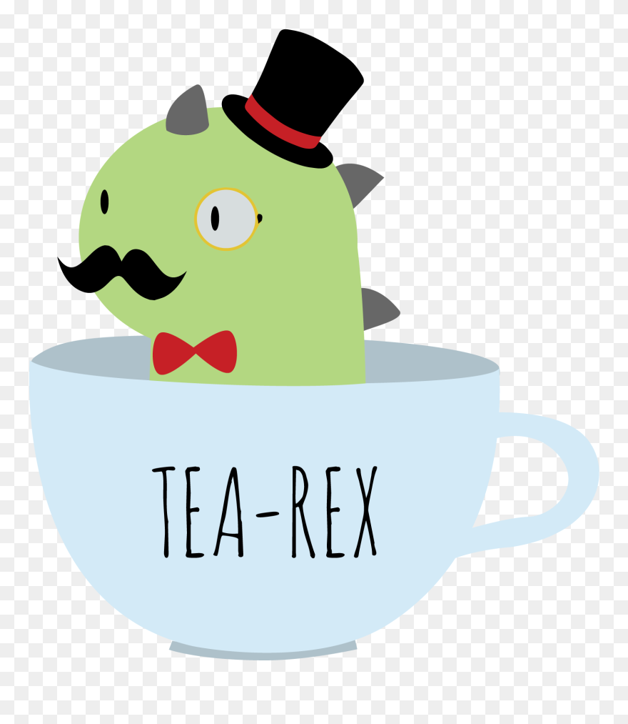 Tearexlogo - Tea Rex No Background Clipart