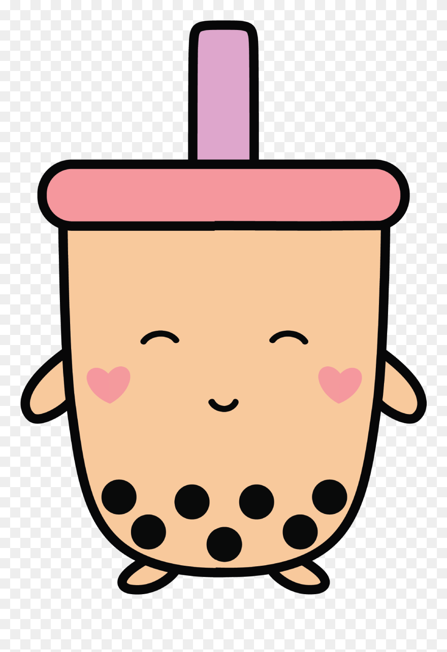 Boba Milk Tea Cartoon Clipart