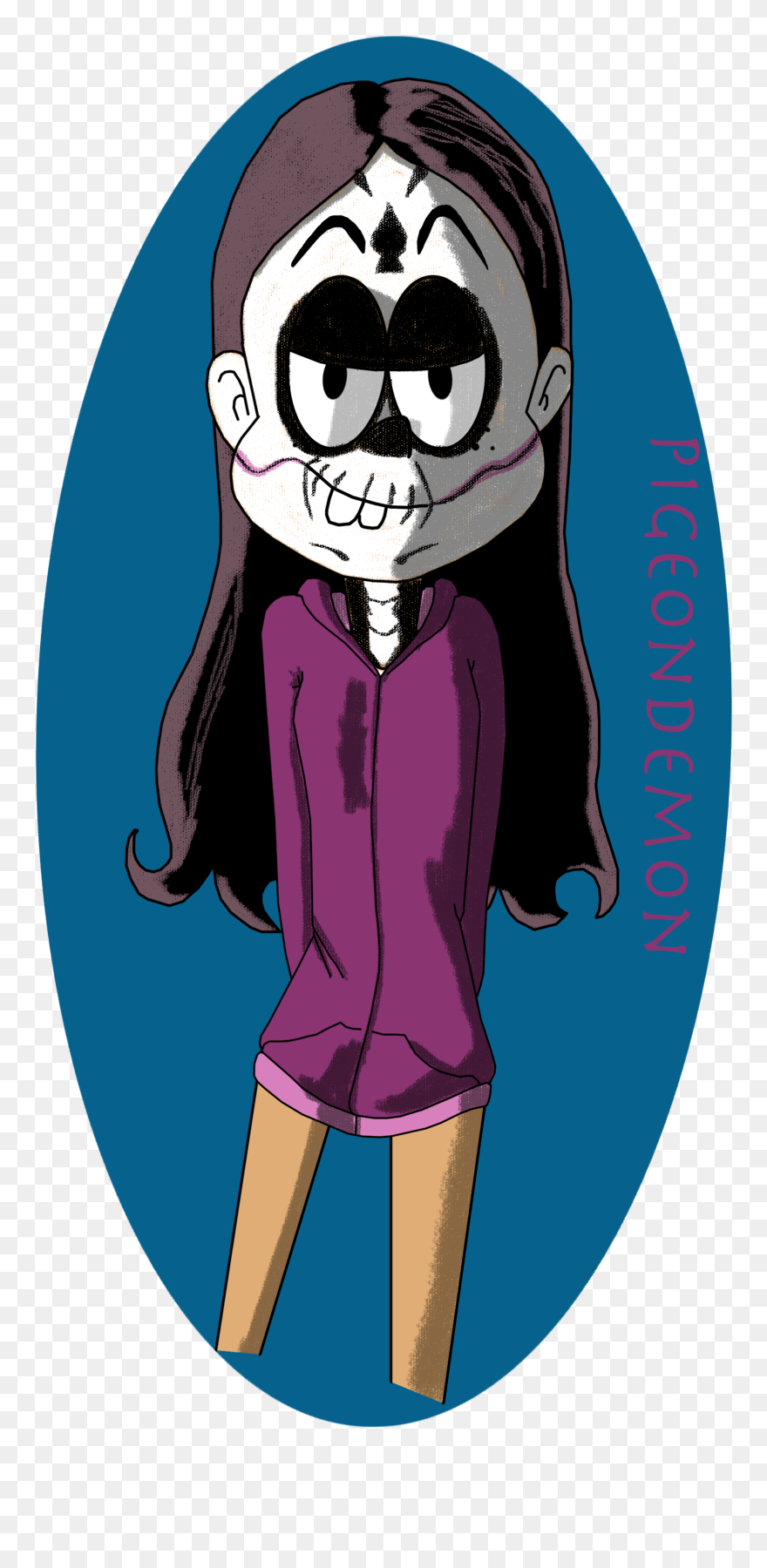 Día De Los Muertos - Cartoon Clipart