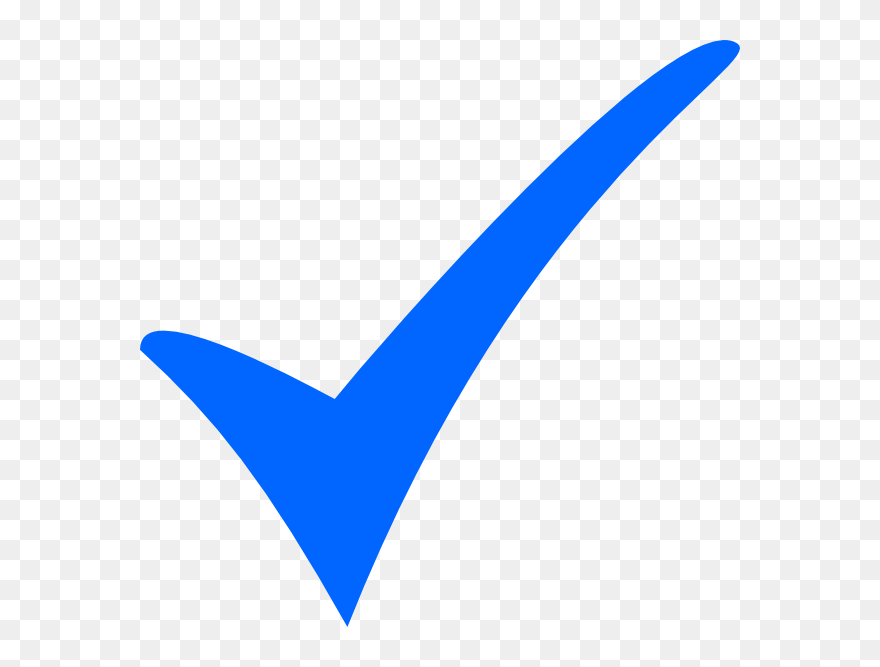 Quidoo, Apprendre L"anglais, L"espagnol Ou L"allemand - Blue Tick White Background Clipart
