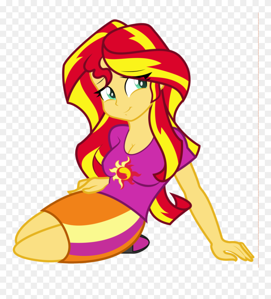 Skin Clipart Hand Grab - Sunset Shimmer Busty Sexy - Png Download