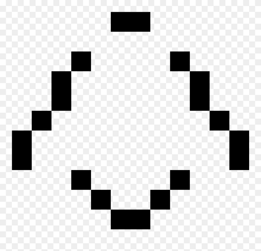 Easy Black And White Pixel Art Clipart