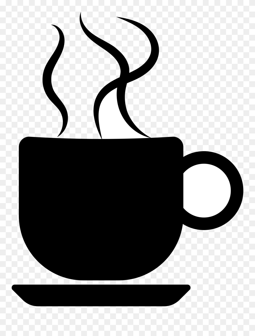 Free Coffee Clipart Station - Coffee Silhouette Clipart - Png Download