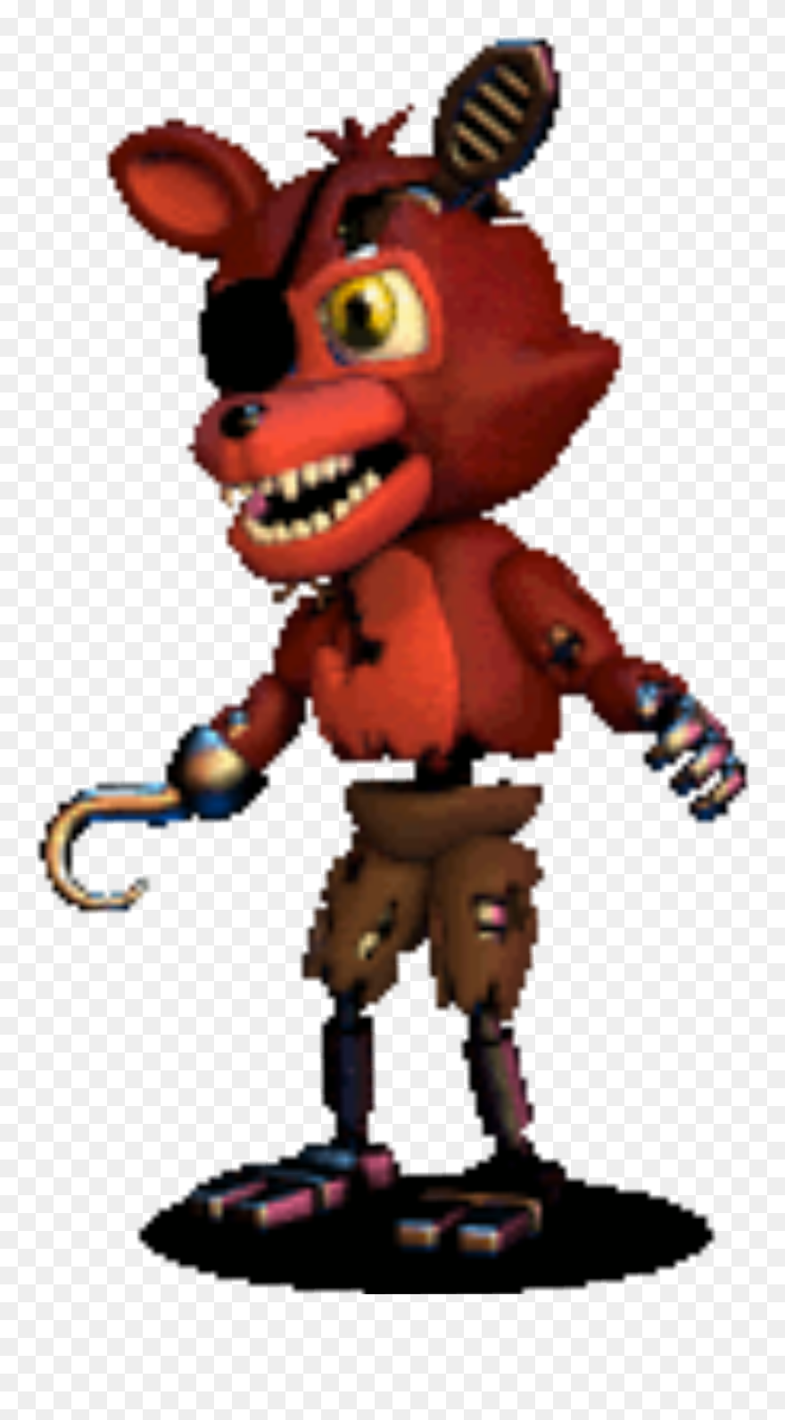 Fnaf World Five Nights At Freddy"s Gif Game Tenor - Fnaf World Old Foxy Clipart