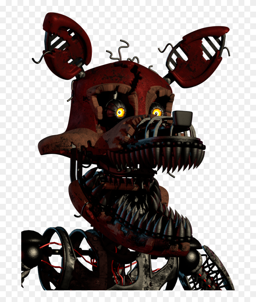 Five Nights At Freddy"s 4 Nightmare Jump Scare - Five Nights At Freddy's Foxy Nightmare Clipart