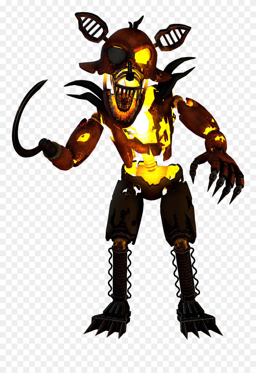 Five Nights At Freddy& - Grim Foxy Clipart