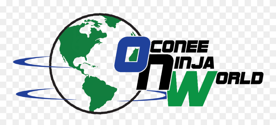 Gym Clipart Obstacle Course - Transparent Globe Black And White - Png Download