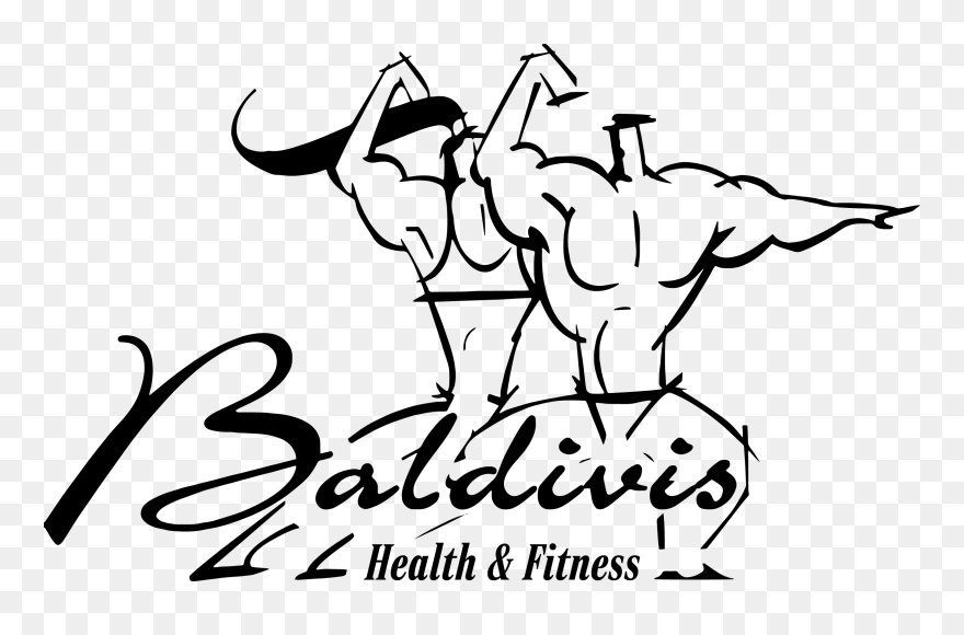 Transparent Health And Fitness Clipart - Health And Fitness Lifting Drawing - Png Download