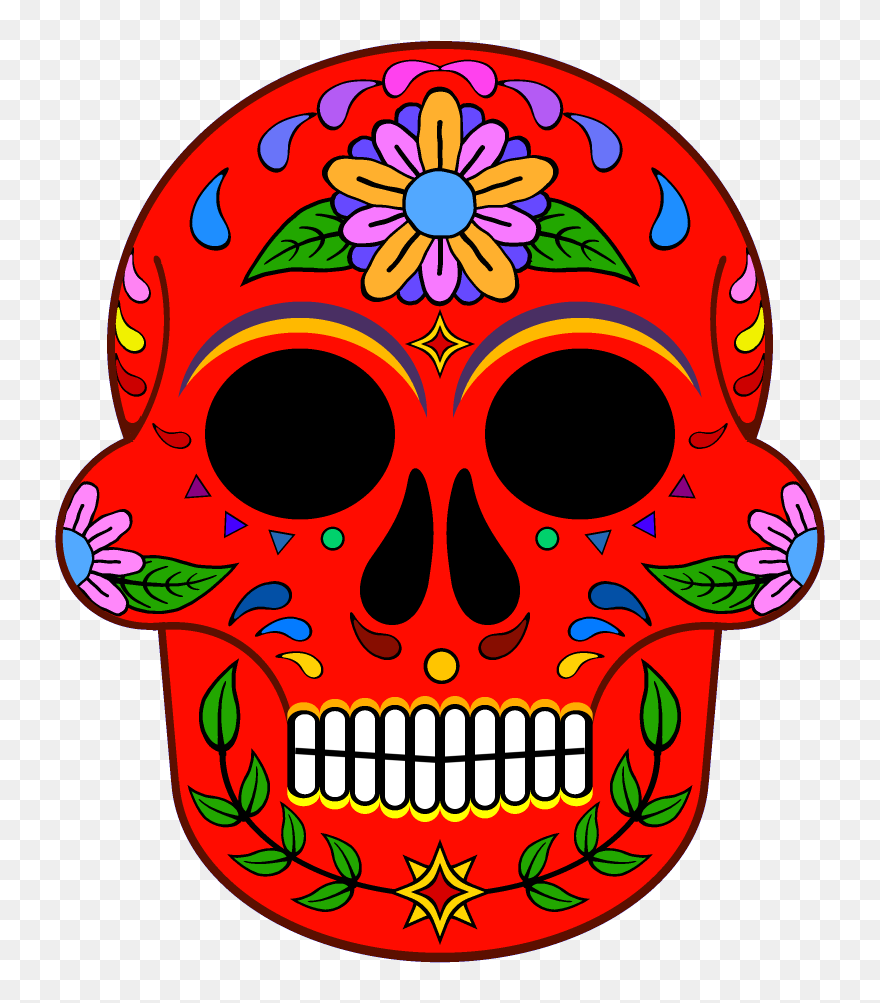 Day Of The Dead 1000 X 1000 Png Transparent - Mobile Not Use Clipart