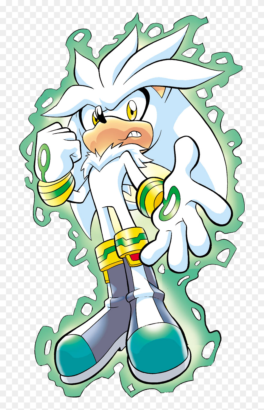 Transparent Andrew Jackson Clipart - Silver The Hedgehog Archie - Png Download