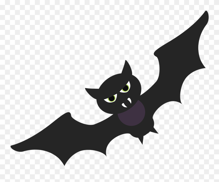 Day Of The Dead Bat Halloween Free Photo - Летучая Мышь На Хэллоуин Clipart