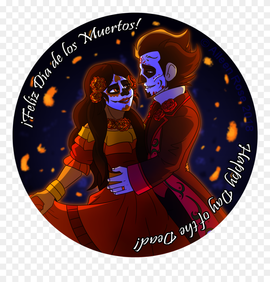 ¡feliz Día De Los Muertos /happy Day Of The Dead Everyone - Love Clipart