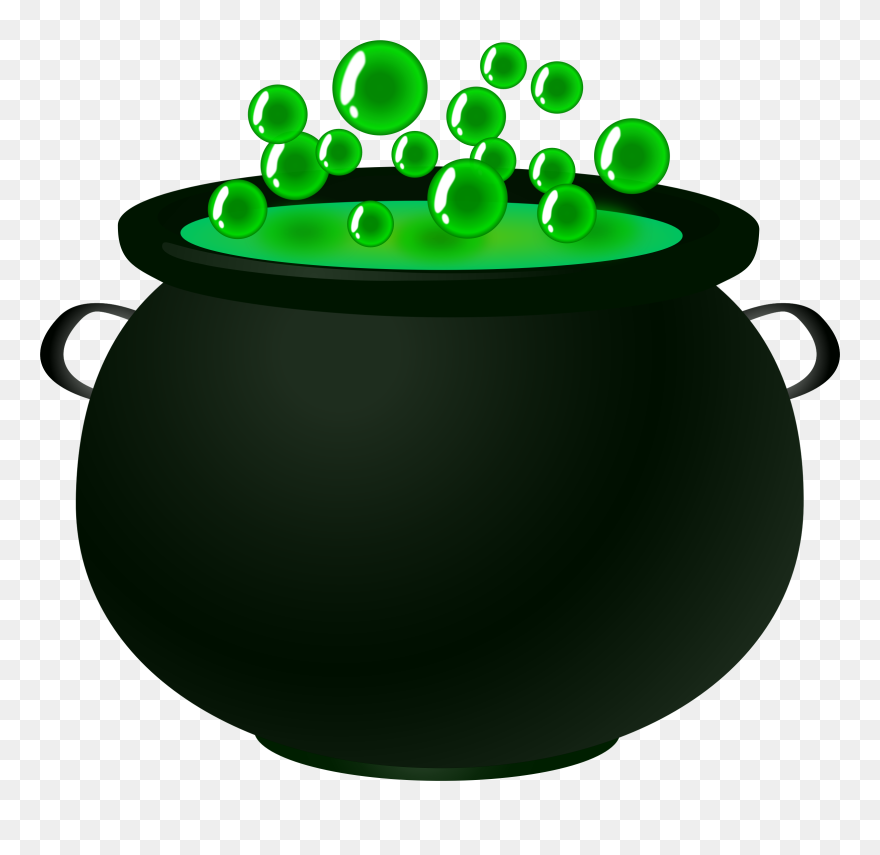 Potion Clipart Png - Witches Pot Clipart Transparent Png