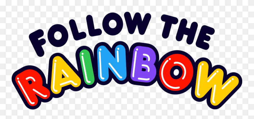 Follow The Rainbow - Graphic Design Clipart