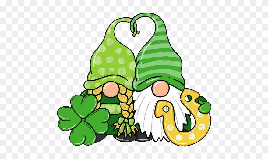 #stpatricksday#gnomes #stpatricks #stpattysday #happystpatricksday - Valentine's Day Gnome Clipart - Png Download