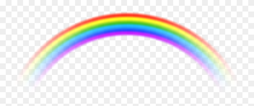 Transparent Rainbow Png Free Clip Art Image - Rainbow Png Transparent Background