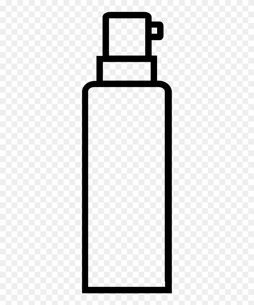 Bottle Coloring Page - Line Art Clipart