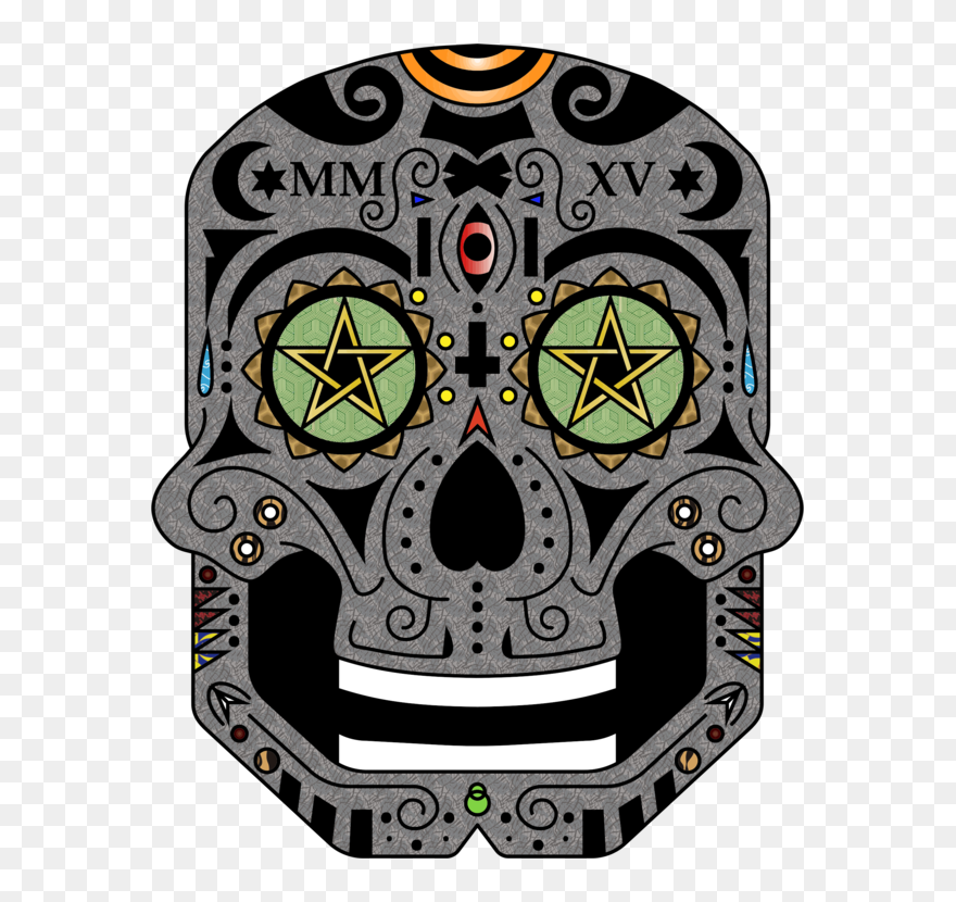 Skull,headgear,calavera - Portable Network Graphics Clipart