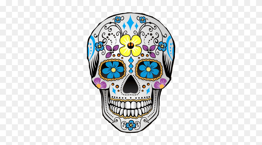 Day Of The Dead Skull Clipart