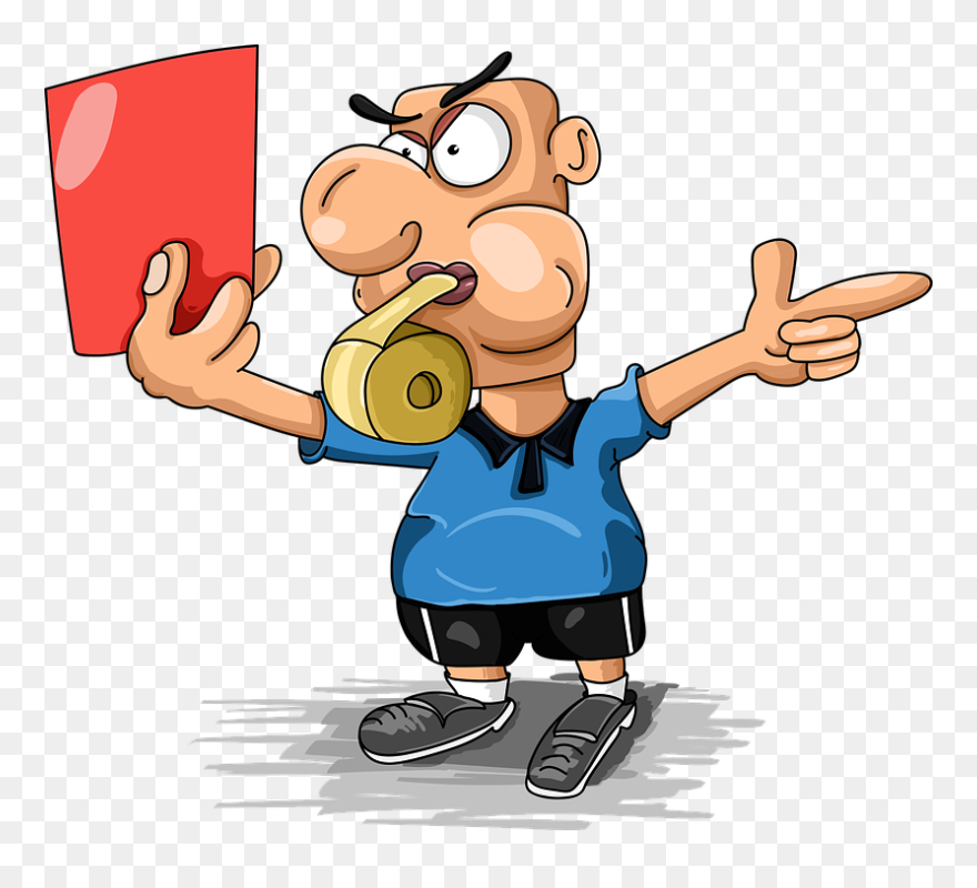 Soccer Red Card Clipart - Png Download