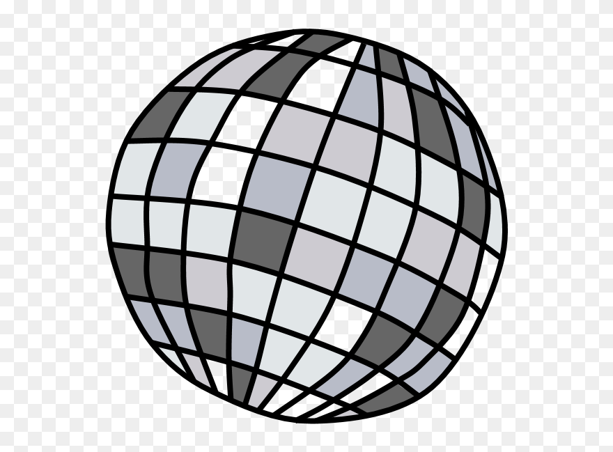 Disco Ball, Silver - Disco Ball Clipart - Png Download