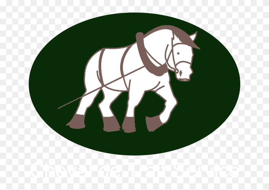 Cheval De Trait Service - Illustration Clipart