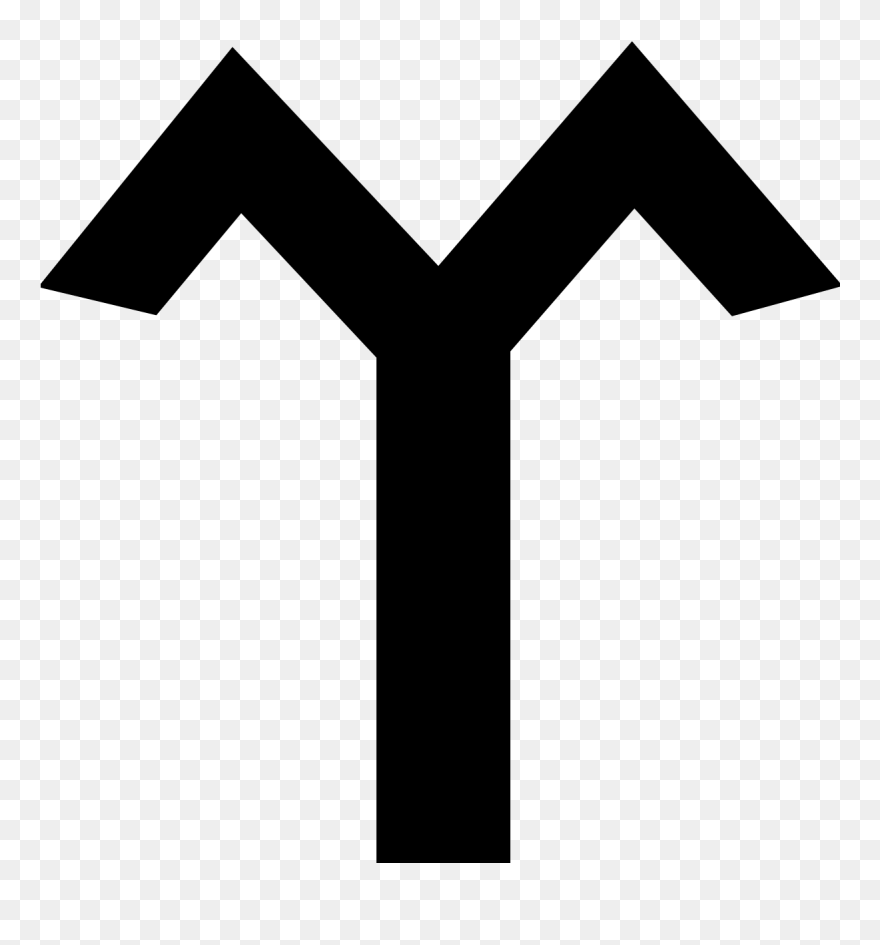 Yazısı Göktürkçe T Harfi Clipart