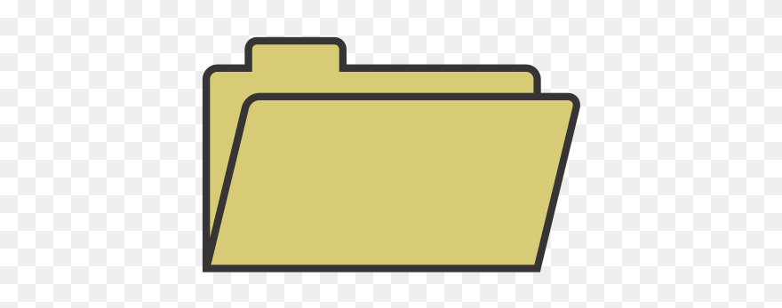 File Folder Vector Illustration - Significado De Folder Clipart