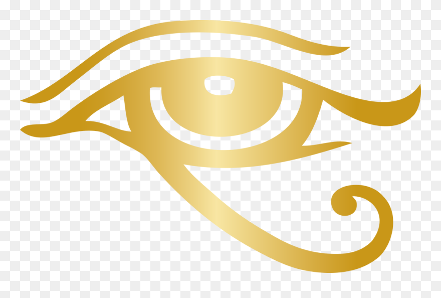 Picture - Eye Of Horus Gold Clipart