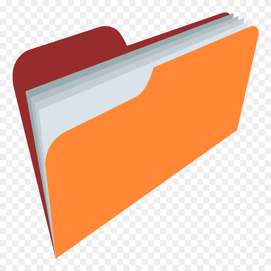 File Folder Emoji Clipart Png Download (5310391) PinClipart