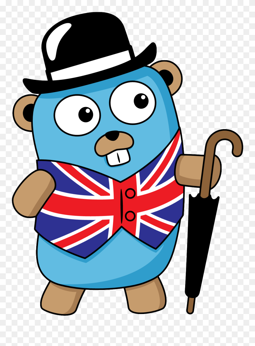 Golang Logo - Golang Gopher Uk Clipart
