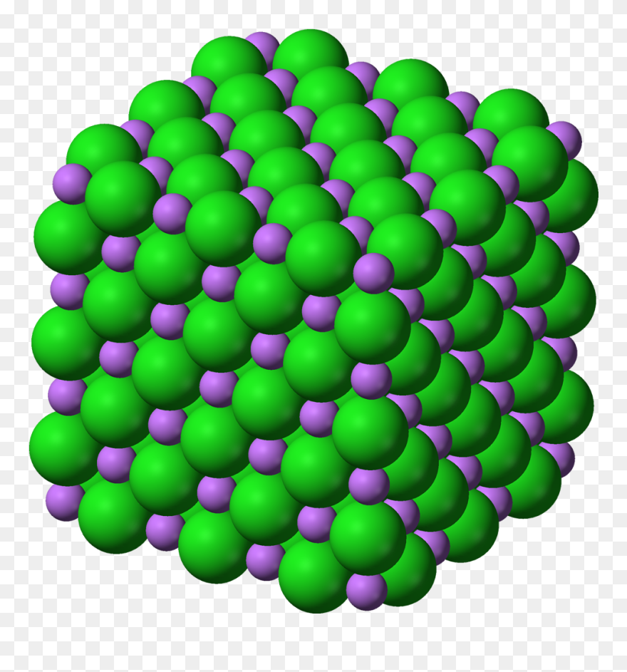 Lithium Chloride Model Clipart