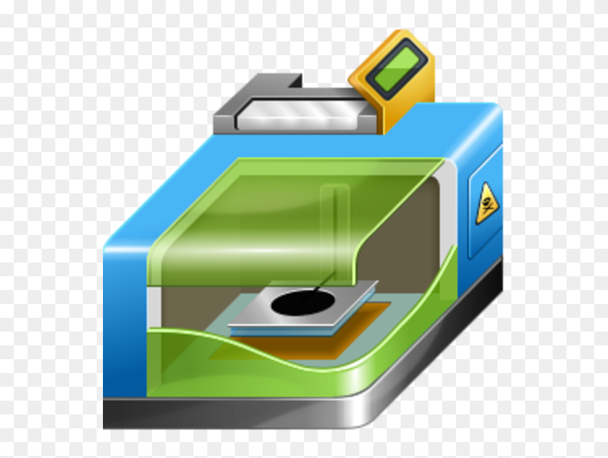 Transparent Copier Clipart - 3d Print Folder Icon - Png Download