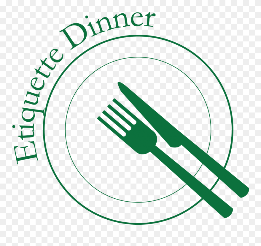 Etiquette Dinner 2018 - Dining Etiquette Png Clipart
