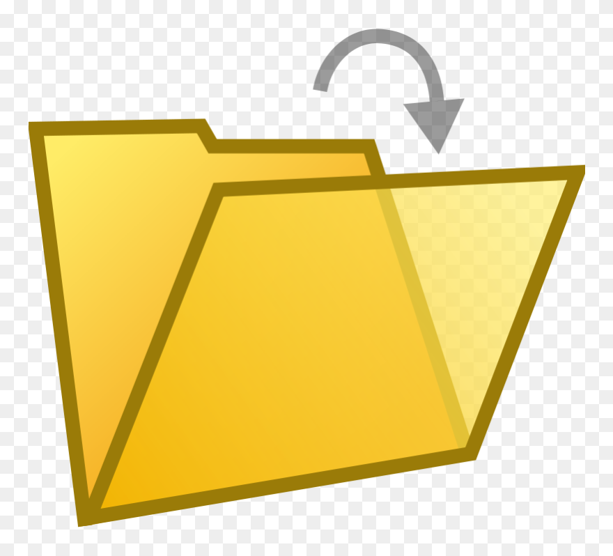 Open File Clip Art - Png Download