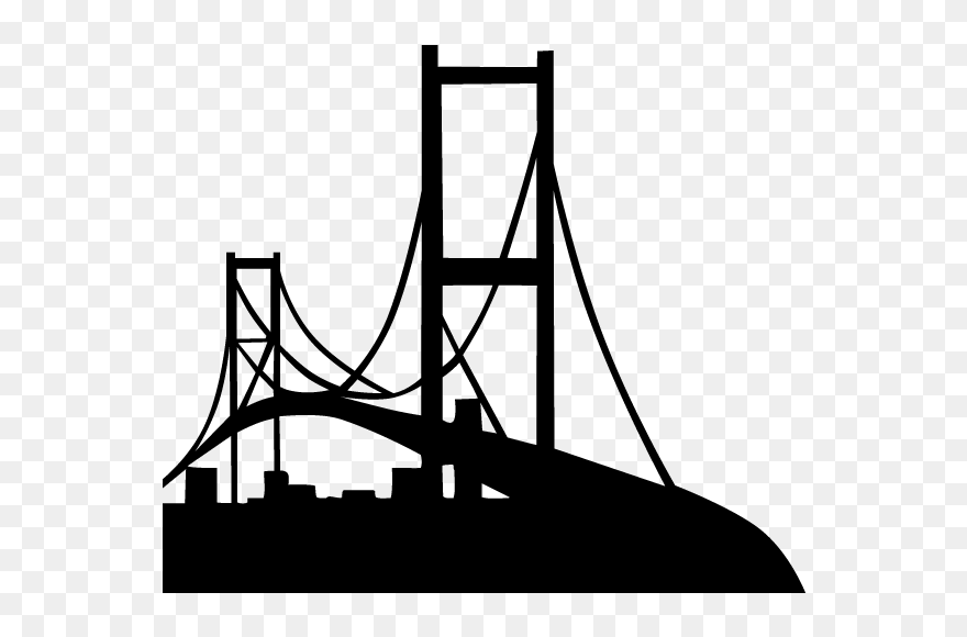 San Francisco Oakland Bay Bridge Golden Gate Bridge - Bay Bridge Clip Art - Png Download