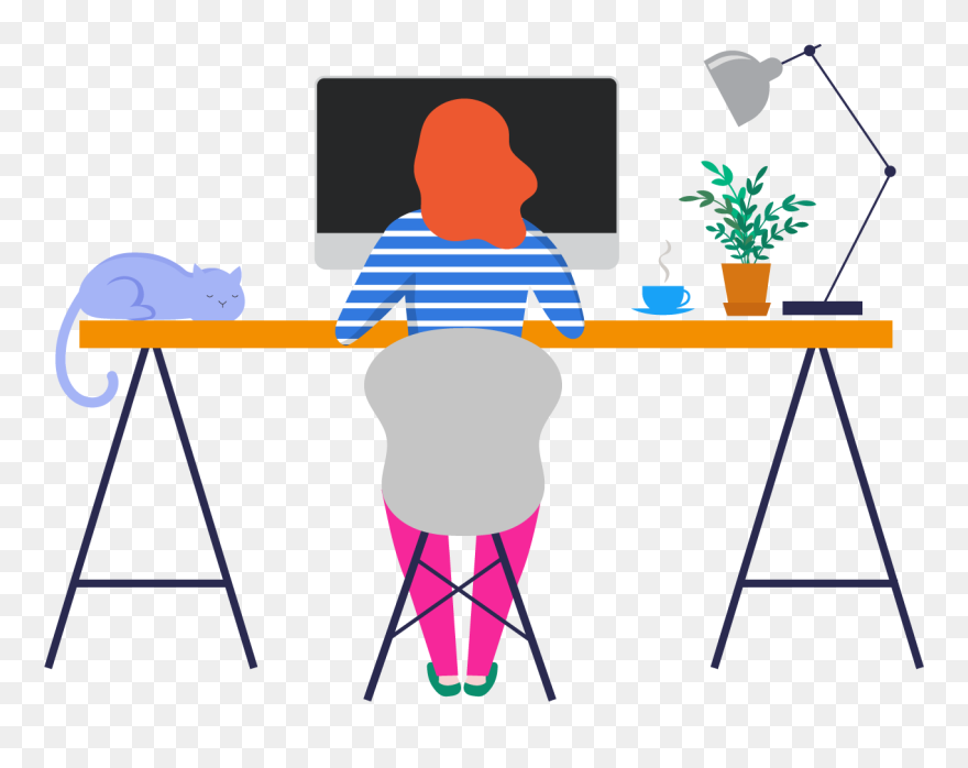 Work From Home - Transparent Work From Home Png Clipart