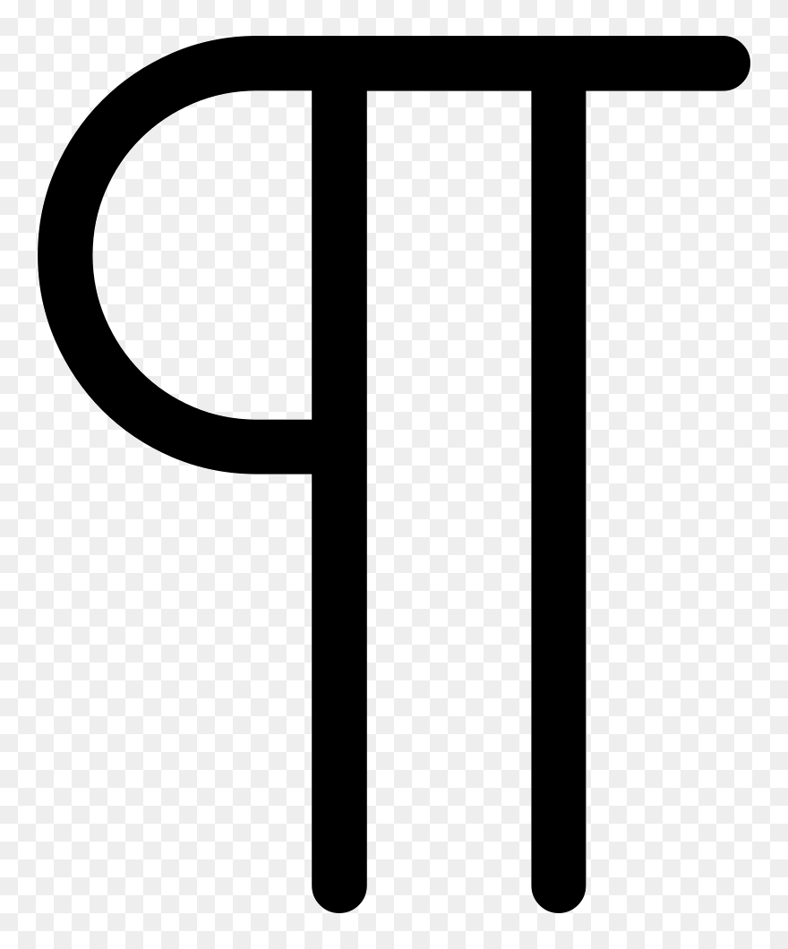 Pilcrow Symbol Png Clipart