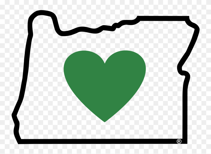Oregon Outline Map - State Or Oregon Outline Clipart