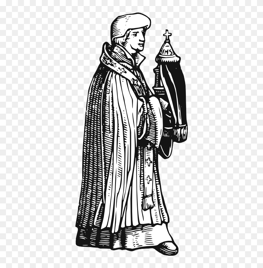 Medieval Priest Png Clipart
