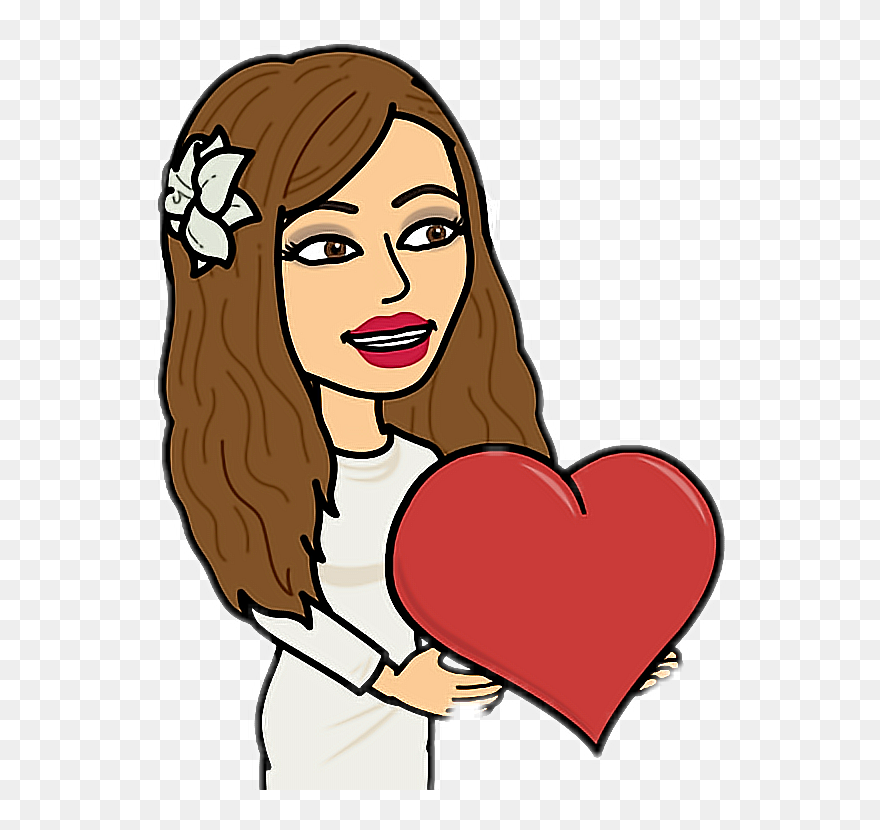 #milena🌸 #bitmoji #snapchat❤ - Happy Valentines Day Bitmoji Clipart