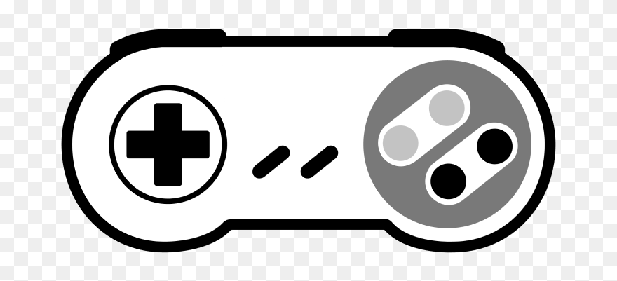 Snes - Game Controller Clipart