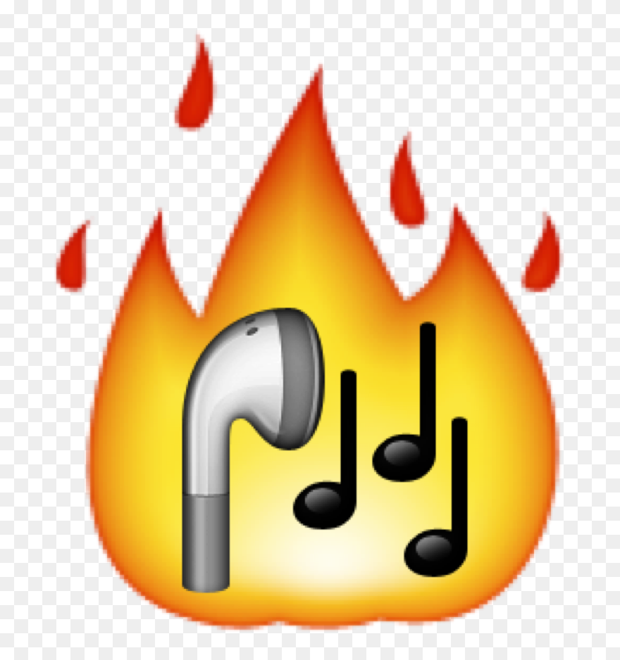 Emoji Iphone Snapchat Fire Text Messaging - Fire Transparent Emoji Png Clipart