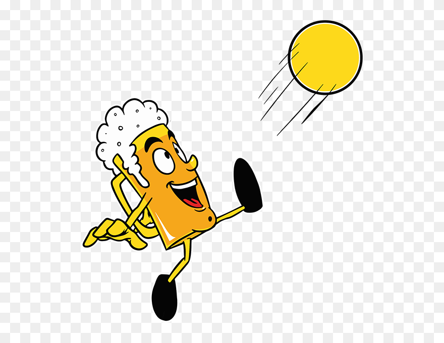 Kickball Beer League Clipart