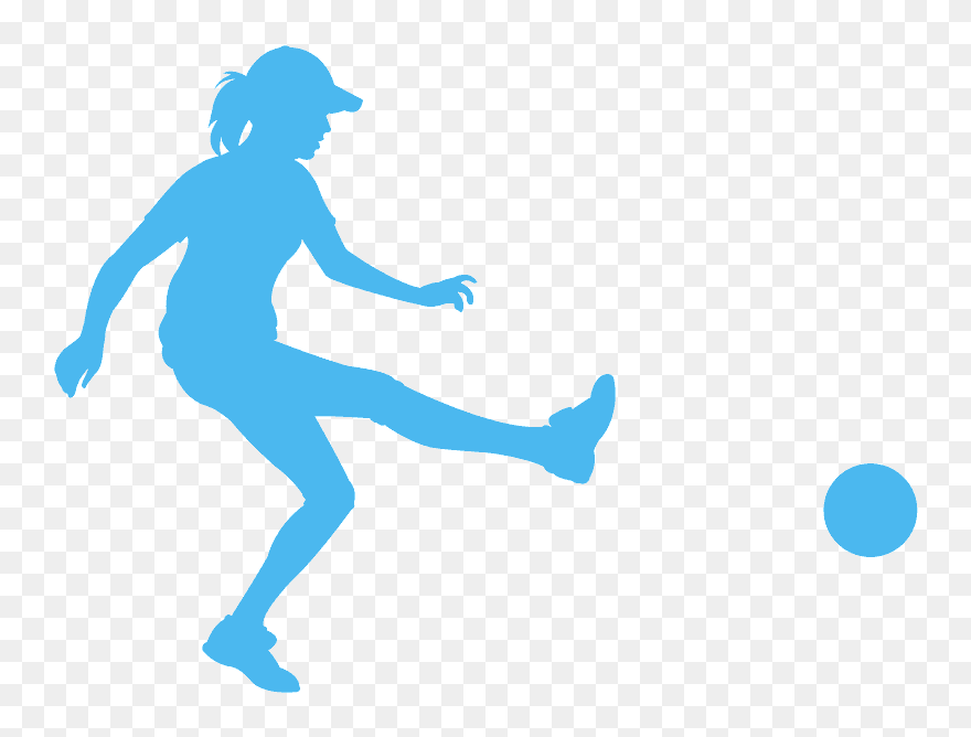 Kickball Silhouette Png Clipart